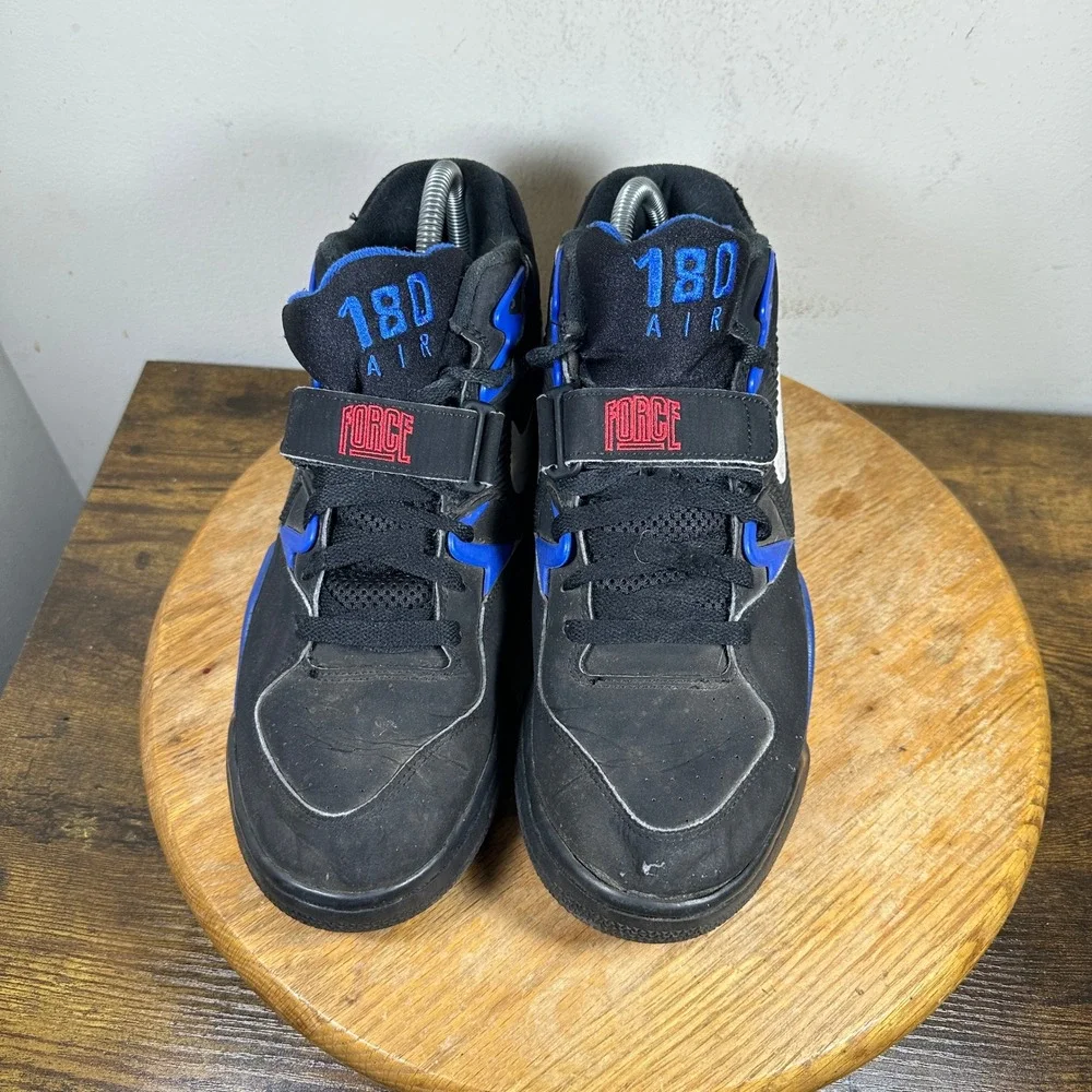 Nike Air Force 180 Air Force High Top Sneakers Black Mens Size 9 310095-011